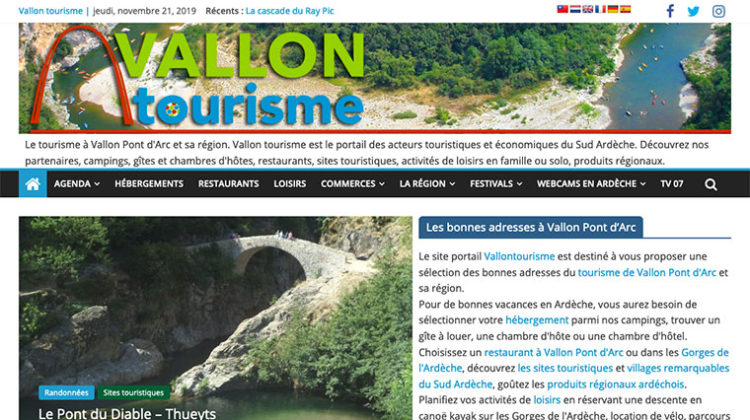 Création de site internet Internet Vallon