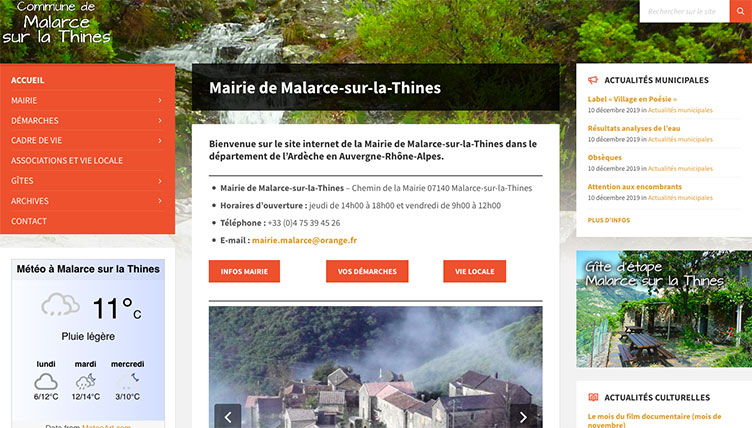 Création de site internet en Ardèche et référencement seo