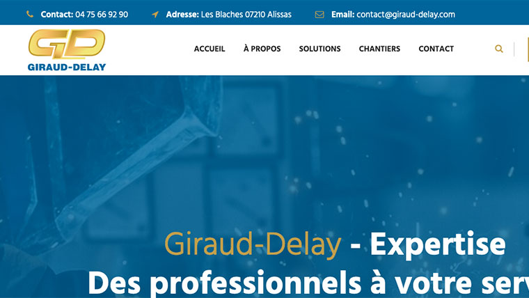 Création de site internet Giraud-delay